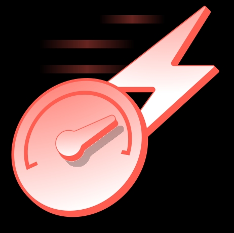 A speedometer icon illustrating the lightning-fast speeds of datacenter proxies