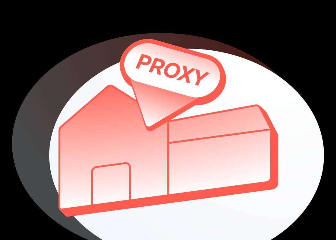 A cloaked figure representing enhanced online privacy with real residential IPs.